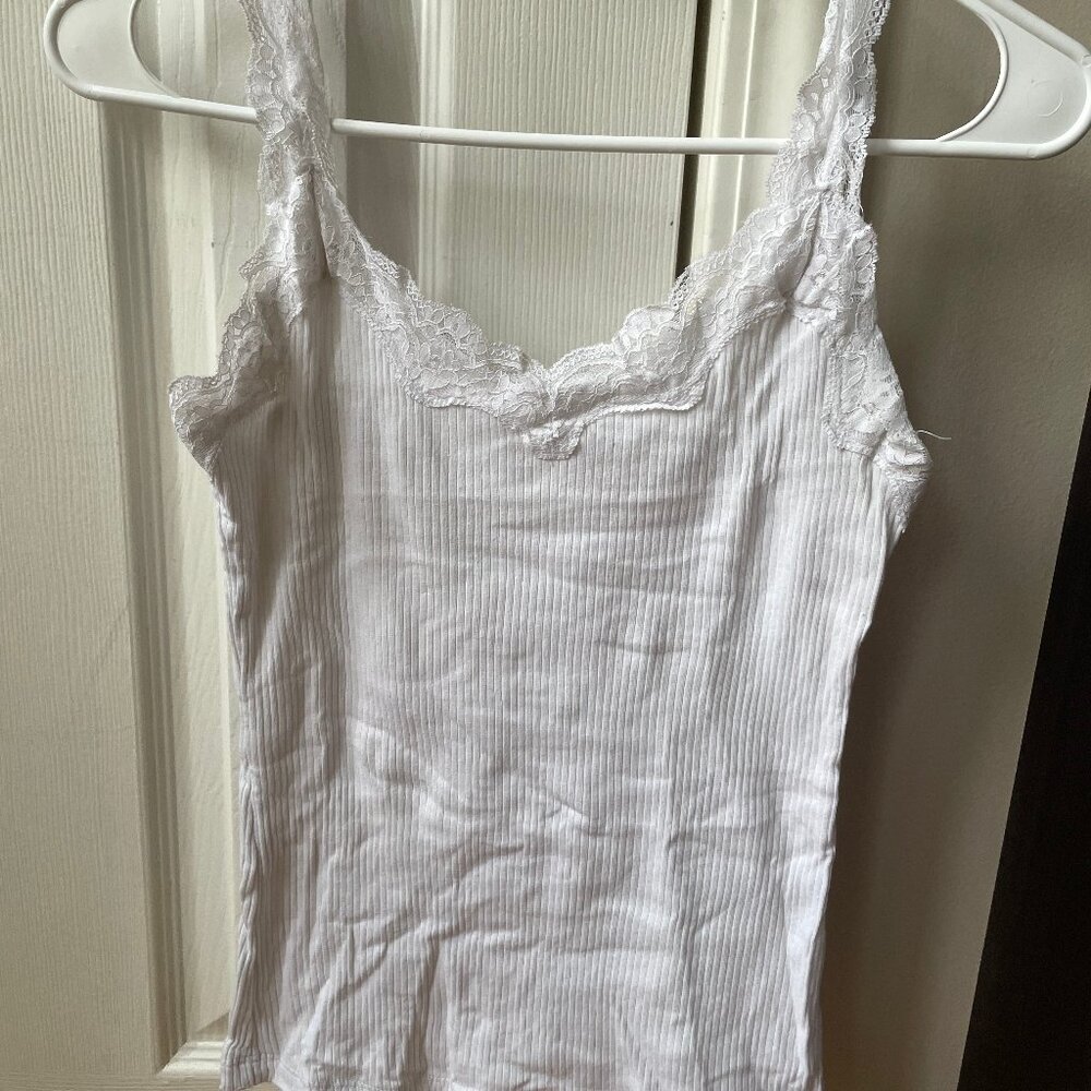Maurices Small Lace Trim Tank Top